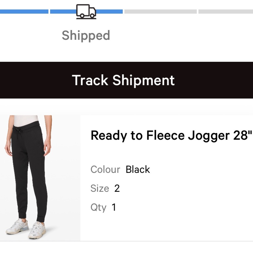 Ready to Fleece Jogger 28" in Black